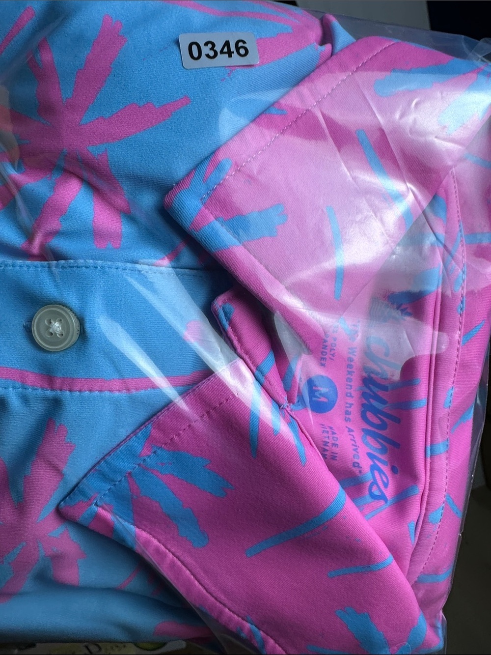 Chubbies The Electric Slide Performance Polo M Resort-wear Casual - Picture 10 of 10